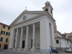 Sestri Levante, Basilica di Santa Maria di Nazareth, erbaut bis 1604 durch Giovanni Battista Carbone (15.06.2019)