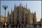 Der Mailnder Dom (Kathedrale Santa Maria Nascente) ist das Wahrzeichen Mailands.