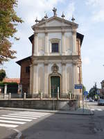 Legnano, Kirche di Maria Vergine in der Via Ronchi, erbaut von 1641 bis 1643 (22.09.2018)