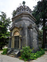 Der 1866 erffnete Zentralfriedhofes (Cimitero Monumentale) von Mailand besteht aus vielen beeindruckenden Familiengrabsttten.