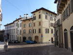 Bergamo, historische Huser in der Via Pignolo im Viertel Borgo Palazzo (29.09.2018)
