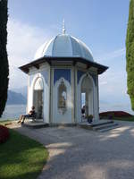 Bellagio, Pavillon im Landschaftspark der Villa Melzi am Comer See (21.09.2018)
