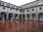 Fano, Kreuzgang im Convento San Domenico in der Via Arco Augusto (31.03.2022)