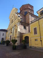 Asti, barocke Pfarrkirche San Martino, erbaut bis 1709 (02.10.2018)