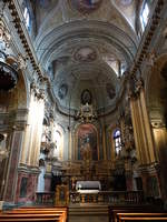 Racconigi, barocker Innenraum der Kirche St.