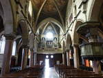 Arona, Orgelempore in der Kollegiatskirche della Nativita di Maria Vergine (06.10.2019)
