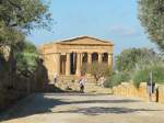 Agrigento, Dorischer Tempel Tempio della Concordia am 23.