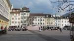 Der Hauptplatz von Bolzano/Bozen am 24.3.2012.