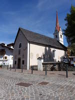 Seis am Schlern, Pfarrkirche Maria Hilf, erbaut 1648 (14.09.2019)