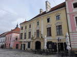 Varazdin, Patacic Palast, schnster Rokokopalais der Stadt, erbaut 1764 (03.05.2017)