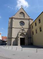 Zagreb, die Kirche des heiligen Franz (Crkva svetog Franje), erbaut im 13.