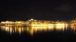 Valletta bei Nacht am 23.10.2013 gegen 21:30 Uhr.