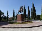 Podgorica, Knig Nikola Denkmal im Park Ivana Milutinovica (19.09.2015)