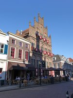 Doesburg, Alte Waag, heute ltestes Cafe der Niederlande (08.05.2016)