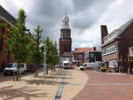 Winschoten, Kirchturm der Marktpleinkerk am Marktplein, erbaut im 13.