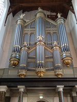 Delft, Orgel in der Oude Kerk, erbaut 1857 durch den Orgelbauer J.