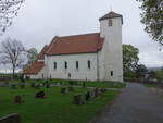 Lena, evangelische Hoff Kirche, weie Steinkirche aus dem 12.