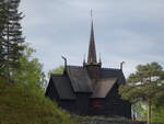 Lillehammer, Garmo Stabkirche im Freilichtmuseum Maihaugen (24.05.2023)