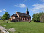 Ulefoss, evangelisch Holla Kirche in der Kirkebakken Strae (28.05.2023)