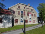 Kongsberg, Norwegisches Bergwerksmuseum mit einer groen Sammlung von Funden aus den Silbergruben und Exponaten zur Geschichte des Silberbergbaus (30.05.2023)