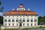Das frhklassizistische Schloss Pckstein wurde im Zeitraum 1778 bis 1782 gebaut.