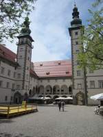 Klagenfurt, Landhaus, erbaut von 1574 bis 1594, Sitz des Krnter Landtags (20.05.2013)