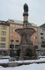 Ein Denkmal in Innsbruck am 13.2.2012.