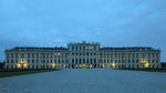 Das Wiener Schloss Schnbrunn an einem khlen Morgen im November 2010.