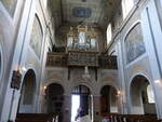 Leczyca / Lentschtz, Orgelempore in der Pfarrkirche St.