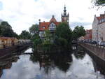 Gdansk / Danzig, Alte Mhle am Raduni Kanal (02.08.2021)