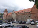 Bytow / Btow, Burg des Deutschen Orden, erbaut um 1400 durch Nikolaus Fellensteyn, heute Westkaschubische Museum mit ethnographischen Sammlungen (01.08.2021)