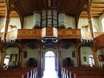 Bytow / Btow, Orgelempore in der Pfarrkirche St.