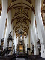 Gliwice / Gleiwitz, Innenraum der Allerheiligenkirche (12.09.2021)