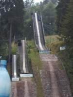 Die Skischanze waren einst ein Symbol fr Wisla in Polen.