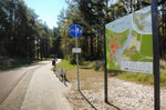 Die Europapromenade zwischen Ahlbeck und Świnoujście (Swinemnde) im polnischen Teil von Usedom (Uznam) aufgenommen.