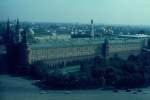 Blick vom ehemaligen Hotel  Intourist  auf den Kreml im September 1981