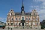 Sderhamn, Rathaus mit reicher Verzierung im Stil der Neurenaissance von 1876 (08.07.2013)