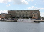 Das Stockholmer Schloss (Kungliga slottet) in Stockholm am 20.