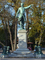 Das Denkmal fr Karl XII., welcher von 1697 bis 1718 Knig von Schweden war.