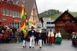 Ausszug der Landsgemeinde vom Landsgemeindeplatz in Appenzell; 27.04.2014