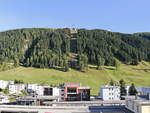 Bodenstation des Jakobshorn in Davos nahe dem Bahnhof am 11.