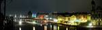Luzern, Nachtpanorama vom Hotel des Balances aus fotografiert, am 1.