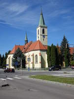 Humenne / Humenau, gotische Franziskanerkirche, erbaut im 14.