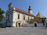 Hlohovec / Freistadt an der Waag, Franziskanerkirche, erbaut bis 1648 (29.08.2019)