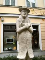 Zille-Denkmal im Nikolaiviertel, 12.10.2008 ...  ERHARD BEYER 13.10.2008