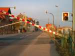 Erfurt-Gispersleben, Bahnschranken - 2005   ...