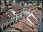 Bern Blick von der Nydeggbr�cke in Bern auf tiefer liegende Teile der Altstadt am Ufer der Aare. (26.07.2008)