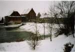 Laucha an der Unstrut Laucha - Das Wehr in Eis und Schnee - Januar 1997