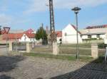 Laucha an der Unstrut Laucha an der Unstrut - Blick vom Glockenmuseum auf das ehemalige Untertor - Foto vom 02.09.2008
