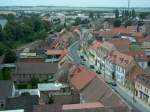 Laucha an der Unstrut Laucha an der Unstrut - Blick vom Kirchturm Richtung Oberstadt und Obere Hauptstra�e - 11.08.2004
